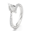 Thumbnail Image 4 of J'Lure Lozenge Step-Cut Lab-Grown Diamond Bypass Engagement Ring 1-3/8 ct tw 18K White Gold