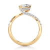 Thumbnail Image 2 of J'Lure Moval Old-Cut Lab-Grown Diamond Bypass Engagement Ring 1-3/8 ct tw 18K Yellow Gold