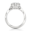 Thumbnail Image 2 of J'Lure Square-Emerald Step-Cut Lab-Grown Diamond Engagement Ring 3 ct tw 18K White Gold