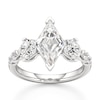 Thumbnail Image 1 of J'Lure Lozenge Step-Cut Lab-Grown Diamond Engagement Ring 3-3/8 ct tw 18K White Gold