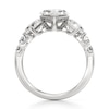 Thumbnail Image 2 of J'Lure Lozenge Step-Cut Lab-Grown Diamond Engagement Ring 3-3/8 ct tw 18K White Gold