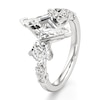 Thumbnail Image 4 of J'Lure Lozenge Step-Cut Lab-Grown Diamond Engagement Ring 3-3/8 ct tw 18K White Gold