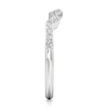Thumbnail Image 3 of J'Lure Lab-Grown Diamond Angled Contour Wedding Band 1/5 ct tw 18K White Gold