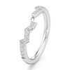 Thumbnail Image 4 of J'Lure Lab-Grown Diamond Angled Contour Wedding Band 1/5 ct tw 18K White Gold