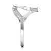 Thumbnail Image 3 of J'Lure Lab-Grown Diamond Contour Wedding Band 1/6 ct tw 18K White Gold