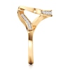 Thumbnail Image 3 of J'Lure Lab-Grown Diamond Contour Wedding Band 1/6 ct tw 18K Yellow Gold