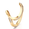 Thumbnail Image 4 of J'Lure Lab-Grown Diamond Contour Wedding Band 1/6 ct tw 18K Yellow Gold