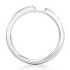Thumbnail Image 2 of J'Lure Baguette-Cut Lab-Grown Diamond Contour Wedding Band 3/8 ct tw 18K White Gold