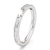 Thumbnail Image 4 of J'Lure Baguette-Cut Lab-Grown Diamond Contour Wedding Band 3/8 ct tw 18K White Gold