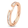 Thumbnail Image 4 of J'Lure Baguette-Cut Lab-Grown Diamond Contour Wedding Band 3/8 ct tw 18K Rose Gold