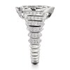 Thumbnail Image 3 of J'Lure Leaf Step-Cut Lab-Grown Diamond Engagement Ring 3-1/2 ct tw 18K White Gold