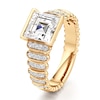 Thumbnail Image 4 of J'Lure Carre Step-Cut Lab-Grown Diamond Engagement Ring 2-1/3 ct tw 18K Yellow Gold