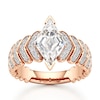 Thumbnail Image 1 of J'Lure Lozenge Step-Cut Lab-Grown Diamond Engagement Ring 2-3/8 ct tw 18K Rose Gold