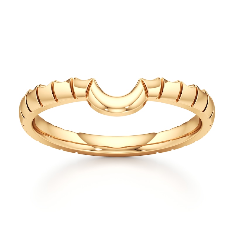 Main Image 1 of J'Lure Contour Wedding Band 18K Yellow Gold