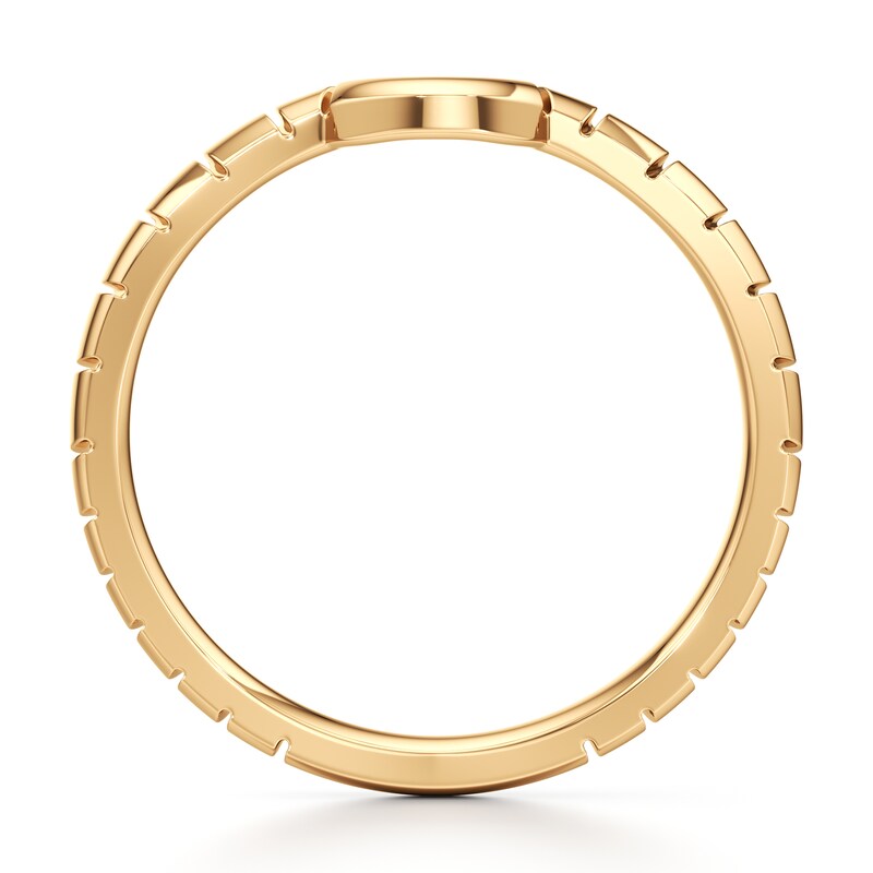 Main Image 2 of J'Lure Contour Wedding Band 18K Yellow Gold