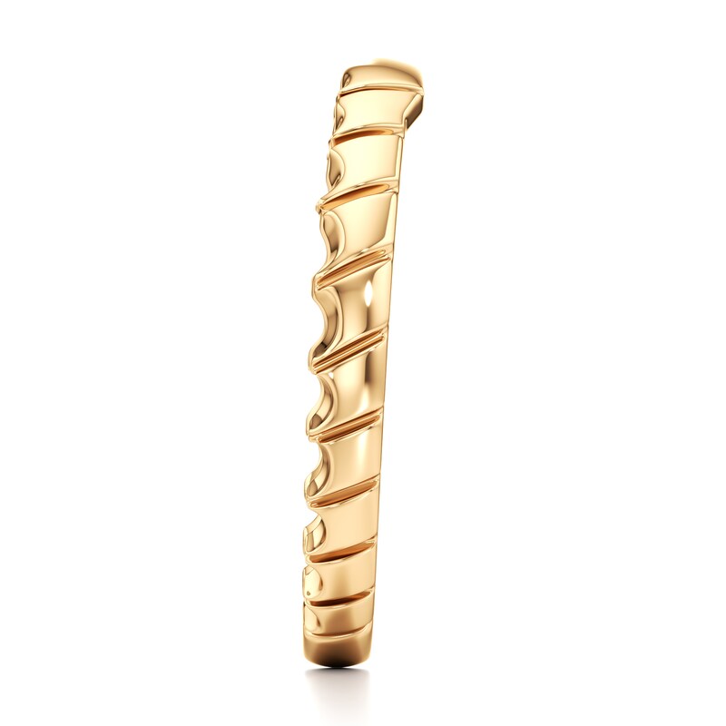 Main Image 3 of J'Lure Contour Wedding Band 18K Yellow Gold