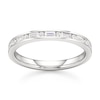 Thumbnail Image 1 of J'Lure Baguette & Round-Cut Lab-Grown Diamond Wedding Band 1/3 ct tw 18K White Gold