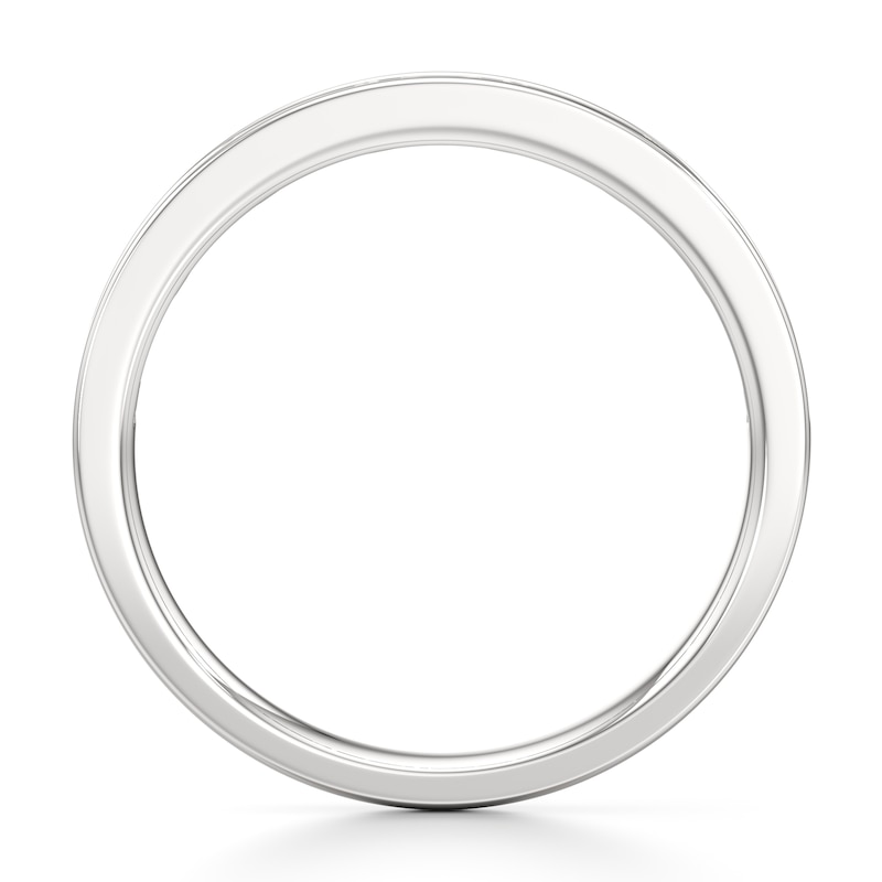 Main Image 2 of J'Lure Baguette & Round-Cut Lab-Grown Diamond Wedding Band 1/3 ct tw 18K White Gold