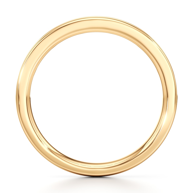 Main Image 2 of J'Lure Baguette & Round-Cut Lab-Created Diamond Wedding Band 3/8 ct tw 18K Yellow Gold