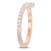 Thumbnail Image 2 of Pnina Tornai Pear-Shaped & Round-Cut Diamond Contour Anniversary Ring 3/8 ct tw 14K Rose Gold