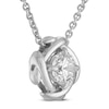 Thumbnail Image 2 of Unspoken Diamond Solitaire Necklace 1-1/2 ct tw 14K White Gold 18" (I1/I)