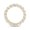 Thumbnail Image 3 of Princess-Cut Lab-Grown Diamond Eternity Band 4-7/8 - 6-1/3 ct tw 14K Yellow Gold