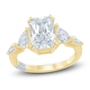 Thumbnail Image 1 of Pnina Tornai Radiant-Cut Lab-Grown Diamond Engagement Ring 3-1/2 ct tw 14K Yellow Gold