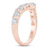 Thumbnail Image 2 of Lab-Grown Diamond Graduated Chevron Anniversary Ring 1-1/2 ct tw 14K Rose Gold