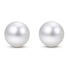 Thumbnail Image 2 of Cultured Pearl Stud Earrings 14K White Gold 9-9.5mm
