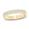 Thumbnail Image 1 of Certified Diamond Channel-Set Milgrain Anniversary Ring 1 ct tw 14K Yellow Gold