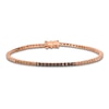 Thumbnail Image 1 of Le Vian Chocolate Ombré Diamond Tennis Bracelet 1-3/4 ct tw 14K Strawberry Gold 7"