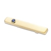 Thumbnail Image 3 of Men's Blue Sapphire Bar Brooch 18K Yellow Gold-Plated Sterling Silver