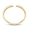 Thumbnail Image 3 of Shy ICON Lumeria Baguette & Round-Cut Multi-Diamond Cuff Bangle Bracelet 1/5 ct tw 14K Yellow Gold