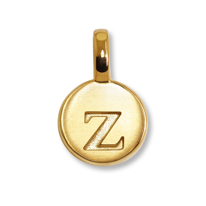 Alex Woo Charm Letter Z 14K Yellow Gold