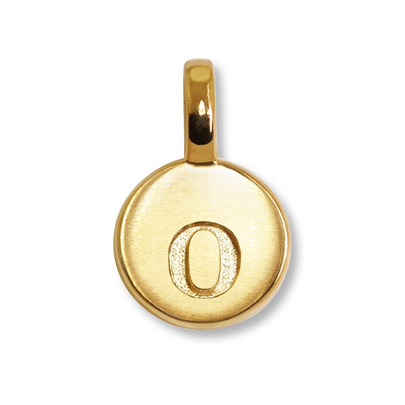 Main Image 1 of Alex Woo Charm Letter O 14K Yellow Gold