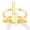 Thumbnail Image 0 of Double Bar Ring 10K Yellow Gold