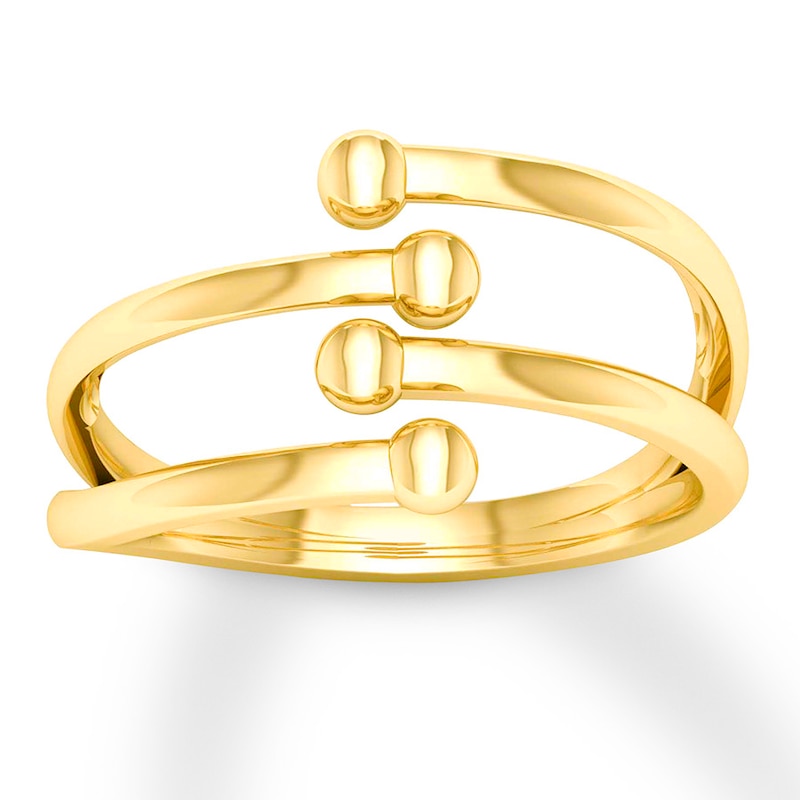 Main Image 1 of Deconstructed Sphere Ring 10K Yellow Gold