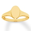 Thumbnail Image 0 of Oval Signet Ring 10K Yellow Gold