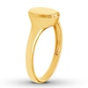 Thumbnail Image 2 of Oval Signet Ring 10K Yellow Gold