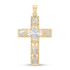 Thumbnail Image 1 of Openwork Cross Charm 14K Two-Tone Gold