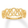 Thumbnail Image 3 of Entwined Shapes Ring 10K Yellow Gold