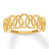 Thumbnail Image 2 of Entwined Shapes Ring 10K Yellow Gold