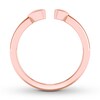 Thumbnail Image 1 of Half-Circle Deconstructed Ring 10K Rose Gold