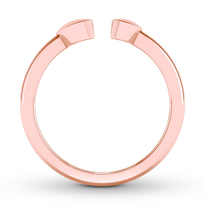 Half-Circle Deconstructed Ring 10K Rose Gold