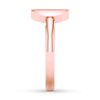 Thumbnail Image 2 of Half-Circle Deconstructed Ring 10K Rose Gold
