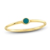 Thumbnail Image 0 of Enamel Turquoise Ring 14K Yellow Gold