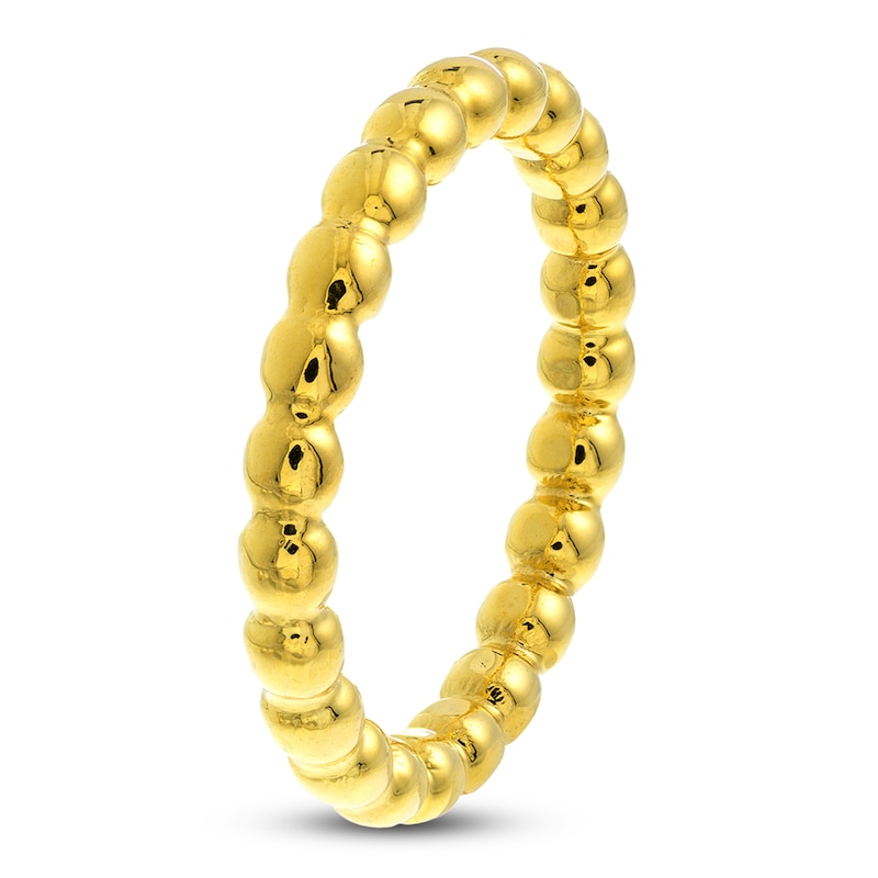 Main Image 2 of Beaded Band Ring 14K Yellow Gold