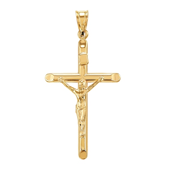 Crucifix Charm 14K Yellow Gold