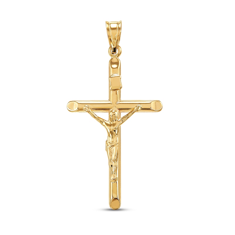 Main Image 2 of Crucifix Charm 14K Yellow Gold