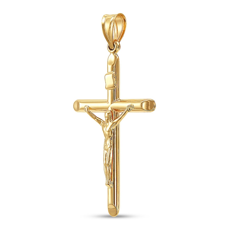 Crucifix Charm 14K Yellow Gold